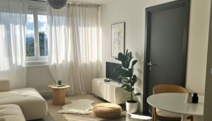 Point du jour  à 420 m de la place Benedict Tessier, T4 très bien agencé, clair et calme