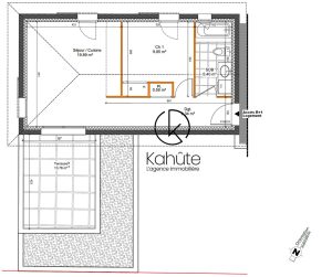Appartement T2, 42m2 avec terrasse plein sud et place de parking privative ? Les Terrasses 1930