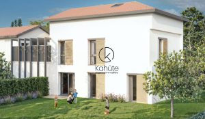 T3 de 58m2 en rez-de-jardin avec 166 m² d&rsquo;extérieur ? Les Terrasses 1930, Champagne-au-Mont-d&rsquo;Or