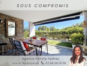T3 rez-de-jardin plein sud, Jardin & terrasse dans résidence avec piscine, Parking, Box en sus