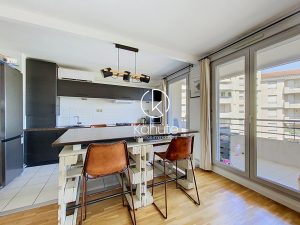 APPARTEMENT MEUBLE 3 PIECES 2 CHAMBRES MEUBLES GARAGE CLIMATISATION DPE B  10 MIN CENTRE VILLE LYON